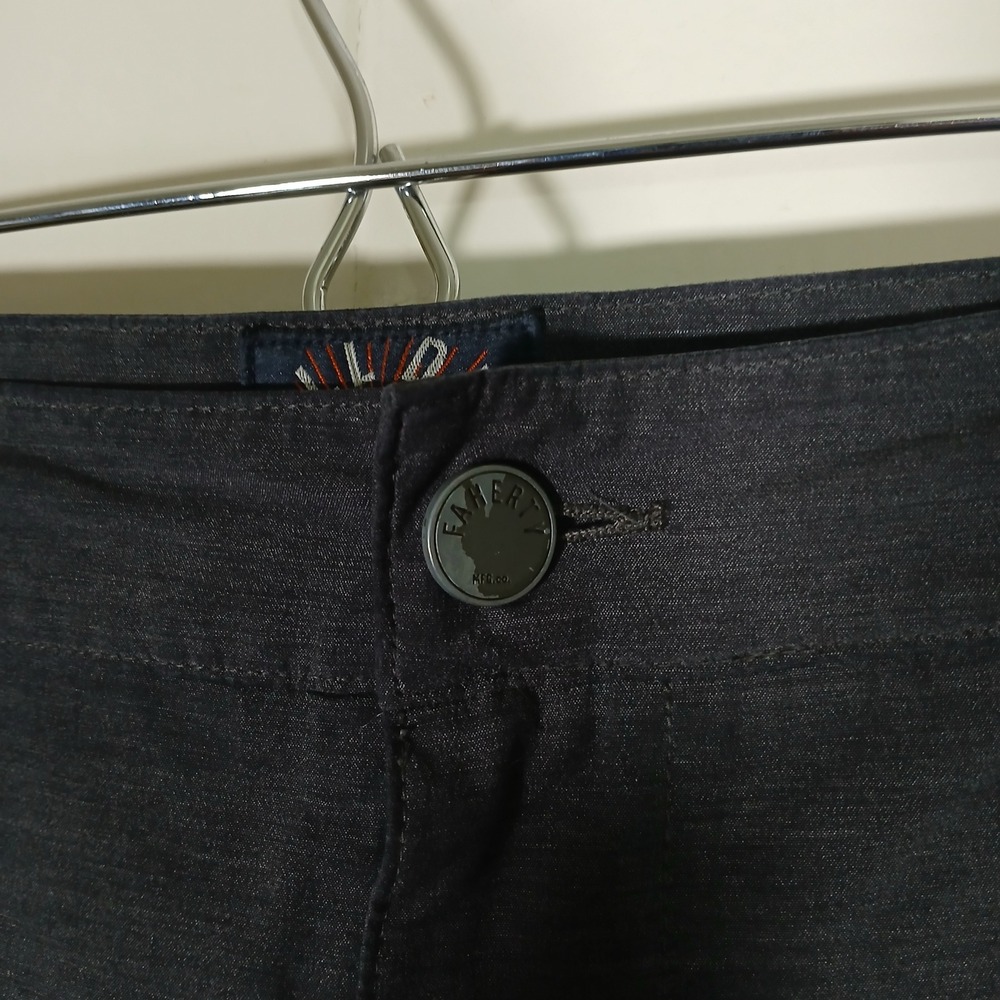 Faherty All Day Shorts Men 40 Charcoal Grey Hybrid Stretch MSC0007 - Picture 11 of 11